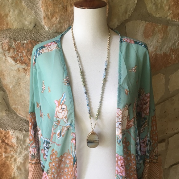 New! Amazonite Pendant Necklace - Picture 4 of 5